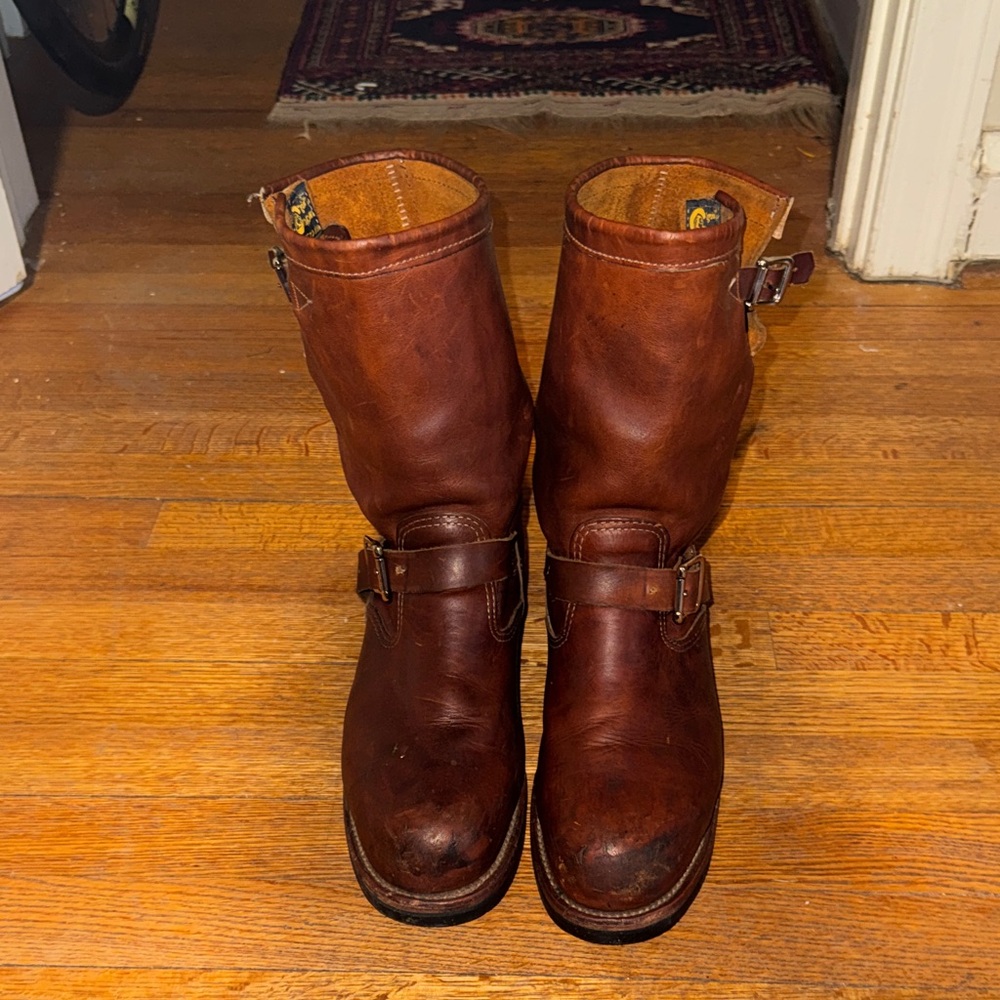 Chippewa Boots Men's Engineer Steel Toe Motorcycle Work Boots
